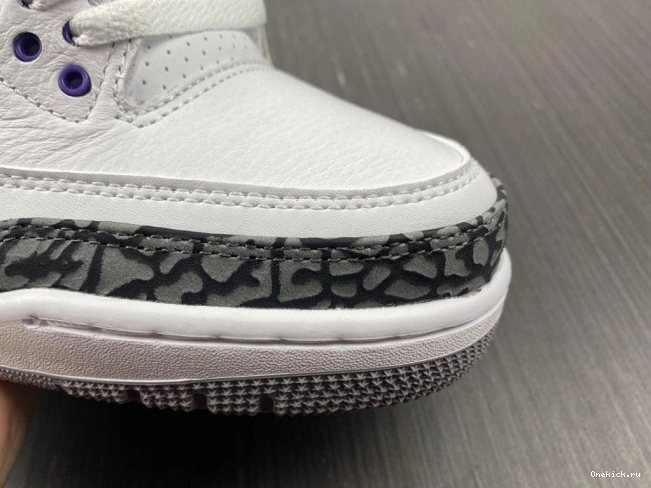 One Kick 3 Iris' 'Dark Jordan CT8532-105 Air Retro 0715